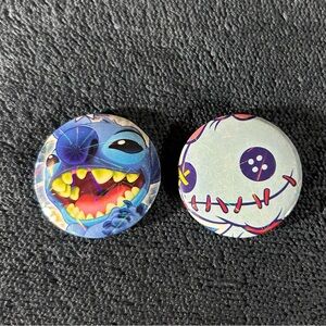 Stitch and Scrump - 2 Button Set (Handmade)